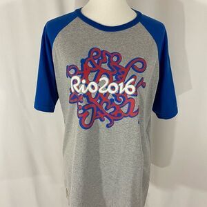 NWOT Rio Olympics 2016 Official Baseball T Shirt